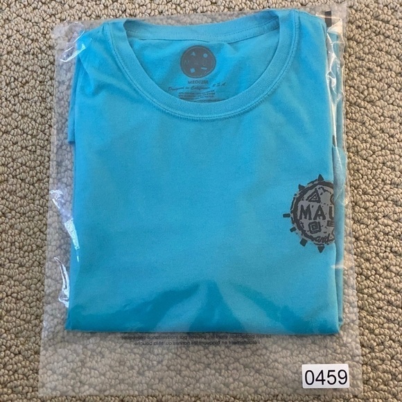 Maui & SONS Surf Logo Turquoise Tee Shirt Men M Medium - Picture 6 of 6